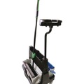Mop Buckets | Unger UNGCLBK1 1.5 gal. OmniClean Dual Bucket Kit - Black/Blue/Gray image number 1