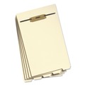 File Folders | Smead 35650 Stackable 1/5-Cut Bottom Tab Folder Dividers with 1 Fastener - Legal Size/Manila (50/Pack) image number 0