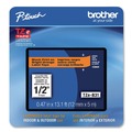Tapes | Brother P-Touch TZEB31CS TZe 0.47 in. x 26.2 ft. Laminated Removable Label Tapes - Black on Orange image number 0