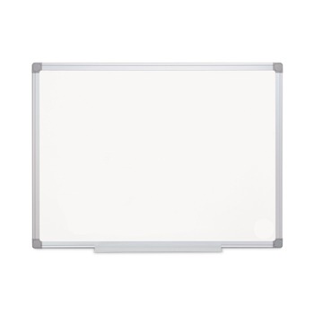 MasterVision MA0507790 Gold Ultra 36 in. x 48 in. Aluminum Frame Magnetic Earth Dry Erase Board - White/Silver