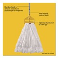 Mops | Rubbermaid Commercial FGH14600GY00 Invader Fiberglass Side-Gate 1 in. Diameter x 60 in. Wet-Mop Handle - Gray/Yellow image number 3