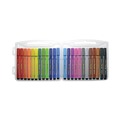 Washable Markers | TPG Creations 397 Magic Stix Markers - Medium Bullet Tip/Assorted Colors (24/Pack) image number 1