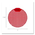 Odor Control | Boardwalk FGVIN-P-012I072M-20-21430 1.8 oz. Urinal Screen - Cherry Scent, Red (1-Dozen) image number 3