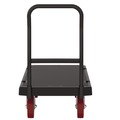 Cleaning Carts | Suncast Commercial PDPT2448 24.25 in. x 52.25 in. x 41 in. 1,600 lbs. Capacity Resin Platform Truck - Black image number 4
