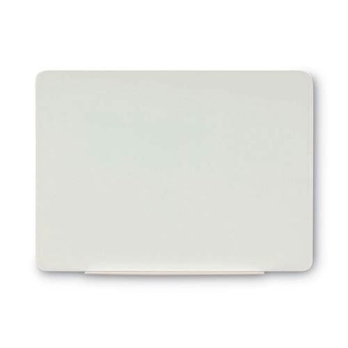 White Boards | MasterVision GL070101 36 in. x 24 in. Magnetic Glass Dry Erase Board - Opaque White image number 0