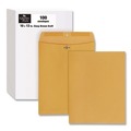 Envelopes & Mailers | Quality Park QUA37897 10 in. x 13 in. No. 97 28 lbs. Bond Weight Kraft Square Flap Clasp/Gummed Closure Clasp Envelope - Brown Kraft (100/Box) image number 2