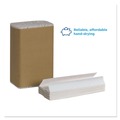 Paper Towels and Napkins | Georgia Pacific Professional 25190 10.1 in. x 12.7 in. 1-Ply Pacific Blue Basic C-Fold Paper Towel - White (2400/Carton) image number 3
