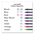 Pens | uni-ball 1734903 VISION Fine 0.7 mm Stick Needle Roller Ball Pen - Black Ink Gray/Clear/Black Barrel (1-Dozen) image number 3