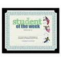 Frames | Southworth PF18-02 12 in. x 9.5 in. 105 lbs. Linen Stock Certificate Holder - Black (10/Pack) image number 3