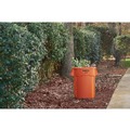 Trash & Waste Bins | Rubbermaid Commercial 2119308 Brute 32 gal Resin Container - Round Orange image number 7