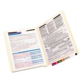 File Folders | Smead 34105 0.75 in. Expansion 2 Fasteners Letter Size TUFF Laminated Fastener Folders with Reinforced Tab - Manila Exterior (50/Box) image number 3
