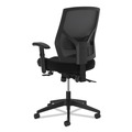 Office Chairs | HON HVL582.ES10.T 19 in. to 22 in. Seat Height 250 lbs. Capacity High-Back Task Chair - Black image number 3