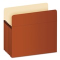 File Folders | Pendaflex S34G 5.25 in. Expansion Letter Size Pocket File - Red Fiber image number 0