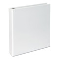 Binders | Universal UNV20744 1-1/2 in. Capacity 11 in. x 8-1/2 in. 3 Slant Ring View Binder - White image number 0