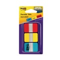 Page Flags | Post-it Tabs 686-RYB 1 in. Wide 1/5-Cut Lined Tabs - Assorted Primary Colors (66/Pack) image number 0