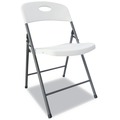  | Alera ALEFR9402 18.19 in. Seat Height 225 lbs. Capacity Molded Resin Folding Chair - White (4/Carton) image number 0
