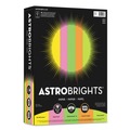 Just Launched | Astrobrights 20270-01 8.5 in. x 11 in. 24 lbs. Bond Weight Neon Assortment Color Paper - Assorted Neon Colors (500/Ream) image number 0