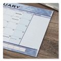 Bulletin Boards | AT-A-GLANCE 89701 22 in. x 17 in. 12-Month (Jan to Dec): 2025 Slate Blue Desk Pad - Blue Sheets, Clear Corners image number 2