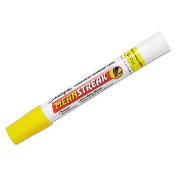 Sharpie 85005 Mean Streak Bullet Tip Marking Stick - Broad/Yellow