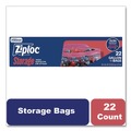 Food Service | Ziploc 383231 9.6 in. x 12.1 in. Double Zipper Storage Bags - Clear (12/Carton) image number 6
