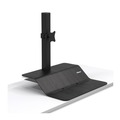 Office Desks & Workstations | Fellowes Mfg Co. 8080101 Lotus VE 29 in. x 28.5 in. x 42.5 in. Single Monitor Sit-Stand Workstation - Black image number 0