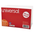 Flash Cards | Universal UNV47235 4 in. x 6 in. Index Cards - Ruled, White (500/Pack) image number 1