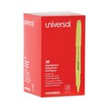 Highlighters | Universal UNV08856 Chisel Tip Pocket Highlighter Value Pack - Yellow (36/Pack) image number 1