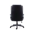 Office Chairs | Alera ALEKD4519 Kirkdale 16.18 to 22.76 Seat Height Bonded Leather Manager Chair Supports Up to 275 lbs. - Black Seat/Back/Black Base image number 2