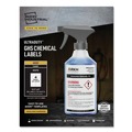 Labels | Avery 60503 UltraDuty 3.5 in. x 5 in. GHS Chemical Waterproof and UV Resistant Labels - White (50/Box) image number 0