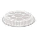  | Handi-Foil 2046DL 9 in. x 0.88 in. Plastic Dome Lids Fits Round Pan 2046 - Clear (500/Carton) image number 2