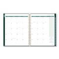 Notebooks & Pads | AT-A-GLANCE 1758905 11 in. x 8.5 in. 12-Month (Jan-Dec 2026) Emerald Isle Weekly/Monthly Planner - Green Marbled Cover image number 2