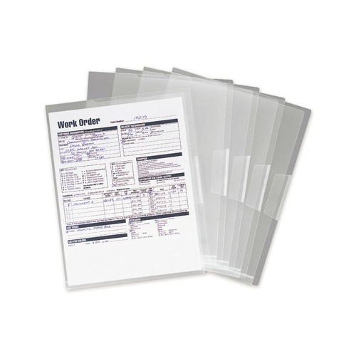 Just Launched | Smead 85751 Poly Translucent Project Jackets - Letter, Clear (5/Pack) image number 0