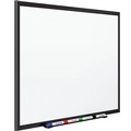 White Boards | Quartet 2544B Classic Series 48 in. x 36 in. Porcelain Magnetic Dry Erase Board - White Surface/Black Aluminum Frame image number 0