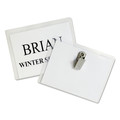 Labels | C-Line 95543 4 in. x 3 in. Top Load Name Badge Kits - Clear (50/Box) image number 1