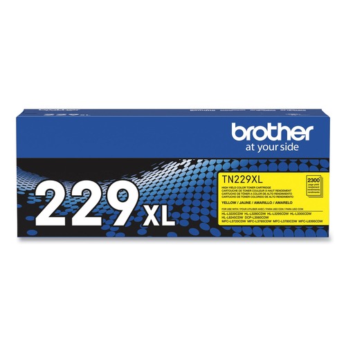Ink & Toner | Brother TN229XLY 2,300 Page-Yield High-Yield Toner - Yellow image number 0