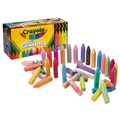 Arts & Crafts Supplies | Crayola 512064 4 in. x 0.5 in. Diameter Ultimate Sidewalk Chalk - Assorted Colors (64/Set) image number 6