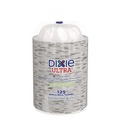  | Dixie SX20PATH Pathways Heavyweight 20 oz. Paper Bowls - Green/Burgundy (500/Carton) image number 2