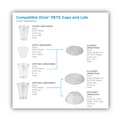 Cups and Lids | Dixie CL912PET Plastic Cold Drink Cup Lids Fits 9 oz. to 12 oz. Cold Cups - Clear (1000/Carton) image number 4