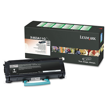 Lexmark X463A11G Return Program 3,500 Page-Yield Toner - Black