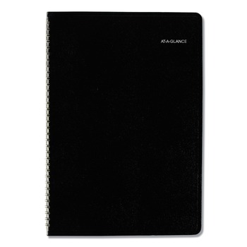 AT-A-GLANCE G470-00 12 in. x 8 in. 14-Month (Dec 2025-Jan 2027) DayMinder Monthly Planner - Black Cover