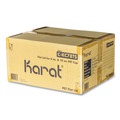 Cups and Lids | Karat C-KC78TS 8 oz. to 10 oz. Cold Cup X Straw Hole PET Lids - Clear (1000/Carton) image number 1