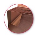 File Folders | Smead 70390 TUFF Legal Size 1/12-Cut Tabs 12 Sections Elastic Cord Closure Expanding Wallet - Redrope image number 4