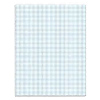 TOPS 33101 Quadrille Rule (10 sq-in.) 8.5 in. x 11 in. Quadrille Pads (50 Sheets/Pad)