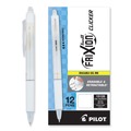 Pens | Pilot PIL15128 0.5 mm Extra-Fine FriXion Clicker Design Erasable Retractable Gel Pen - Black Ink, White Barrel (1-Dozen) image number 2