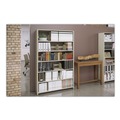 Office Filing Cabinets & Shelves | Tennsco 127648AC 48 in. x 12 in. x 76 in. Steel Snap-Together Six-Shelf Closed Add-On - Sand image number 1