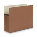 File Folders | Smead 73234 5.25 in. Expansion Drop Front File Pockets - Letter Size/Redrope (10/Box) image number 0
