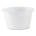 Food Trays, Containers, and Lids | Fabri-Kal 000000000009505191 0.75 oz. Plastic Portion Cups - Translucent (10/Carton) image number 0
