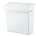 Trash & Waste Bins | Rubbermaid Commercial FG614000WHT Plastic Sanitary Napkin Receptacle with Rigid Liner - White image number 0