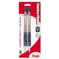 Pens | Pentel PD345BP2K6 0.5 mm HB (#2) Quicker Clicker Mechanical Pencil - Black Lead, Smoke/Black Barrel (2/Pack) image number 1