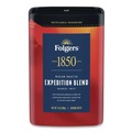 Coffee | Folgers 2550093312 12 oz. Canister Ground Coffee - Expedition Blend (6/Carton) image number 1